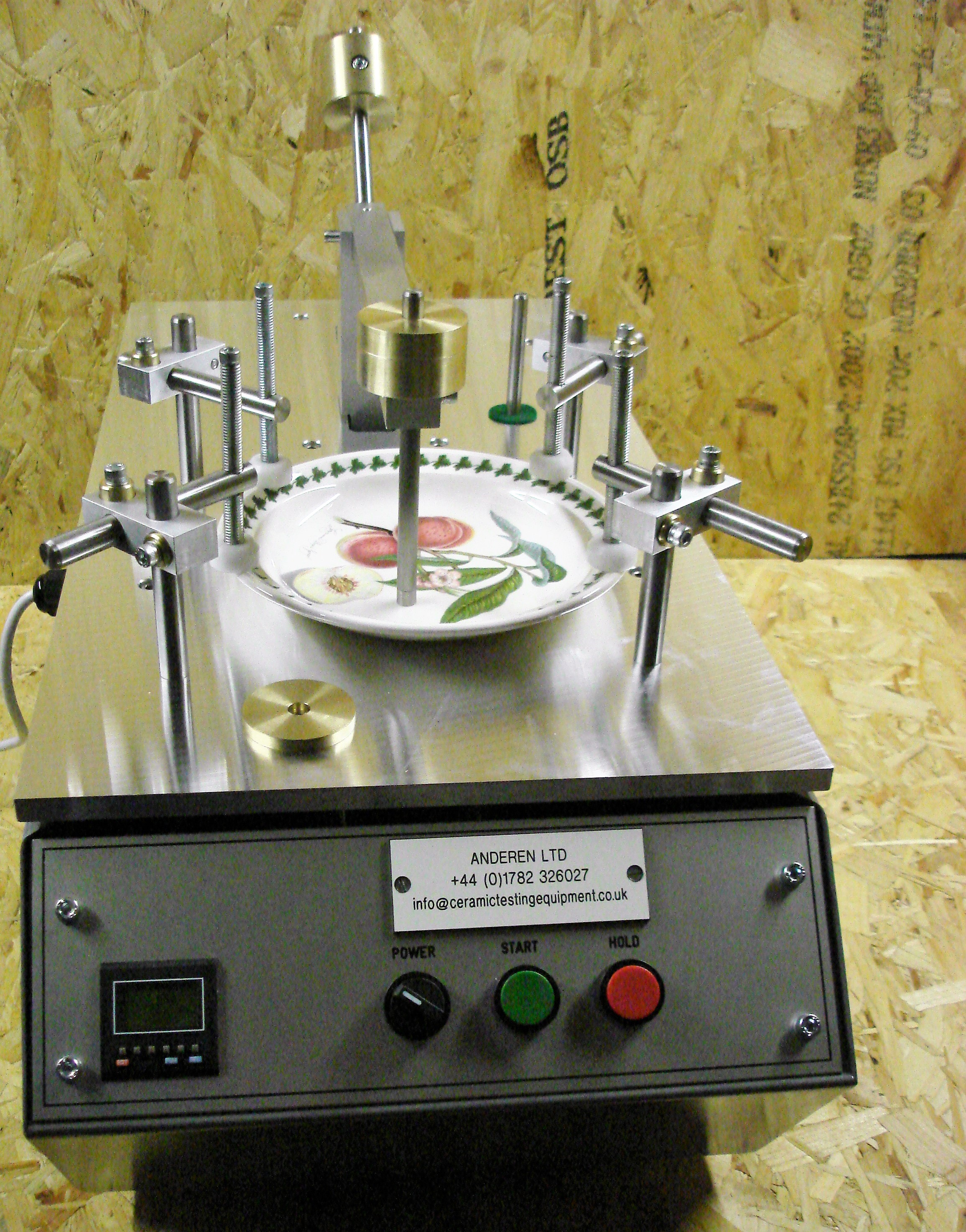 Pin Abrasion Tester - Ceramic test equipment for abrasion and metal marking resistance [AAT]